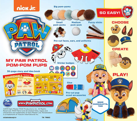 Flyer - Klutz My Paw Patrol Pom-Pom Pups Jr. Craft Kit