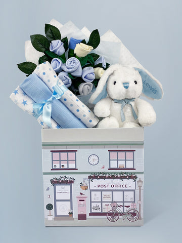 Personalized Little Bunny Welcome Baby Keepsake Box