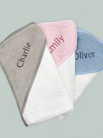 Personalized Baby Hooded Towels