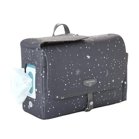 Bag - Twelvelittle On-the-Go Stroller Caddy Bag, Grey Twinkle Print