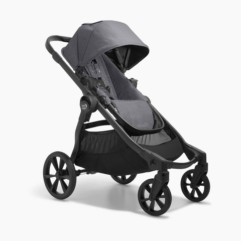Stroller - Baby Jogger City Select 2 + City GO 2 Travel System, Radiant Slate