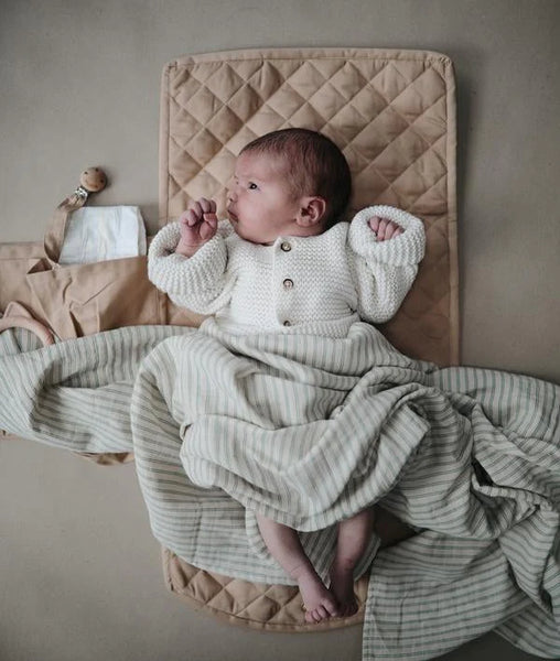 Mushie Muslin Baby Swaddle Blanket