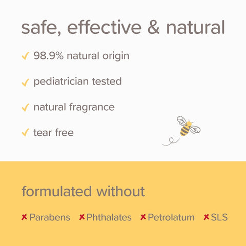 Burt's Bees Baby Calming Shampoo & Wash, 12 Oz Benefits & Claims -ANB Baby