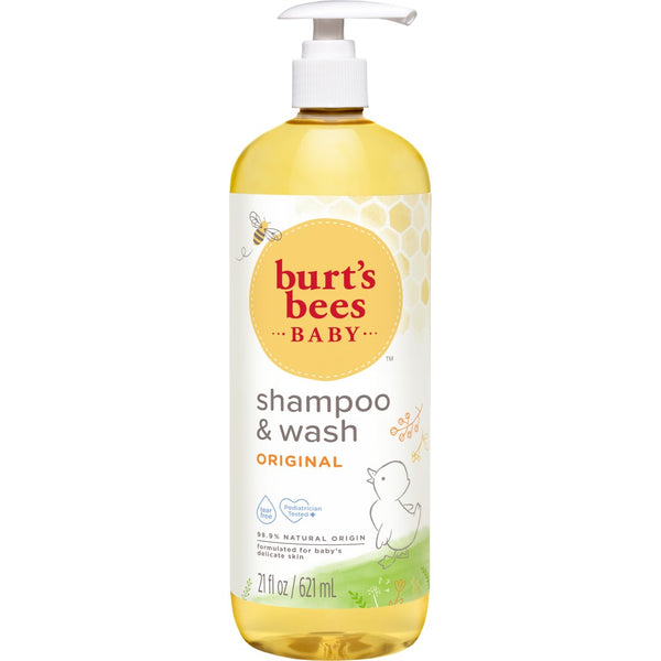 Burt's Bees Baby Shampoo & Wash, 21 Oz Featured -ANB Baby