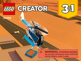 LEGO Creator 3in1 Propeller Plane 128 Pieces | ANB Baby