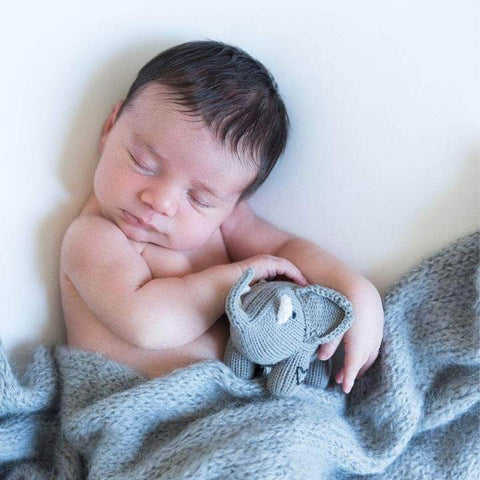 Newborn - Estella Elephant Baby Rattle Toy