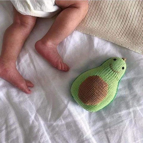 Person - Estella Organic Avocado Rattle Baby Toy
