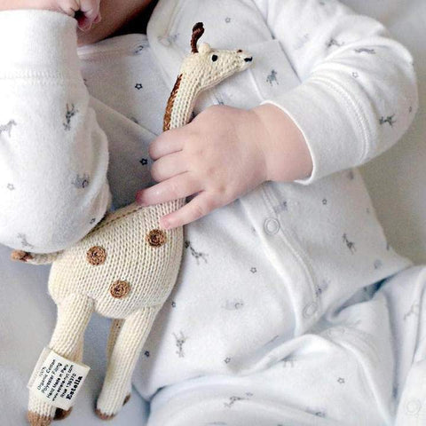 Doll - Estella Organic Giraffe Rattle Baby Toy
