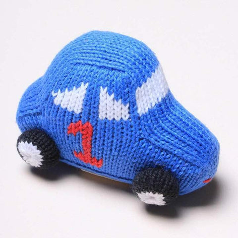 Knitting - Estella Organic Racing Car Newborn Rattles Baby Toys