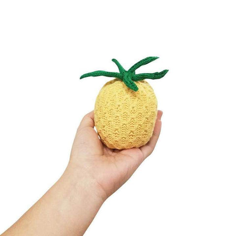 Person - Estella Pineapple Organic Rattle Baby Toy