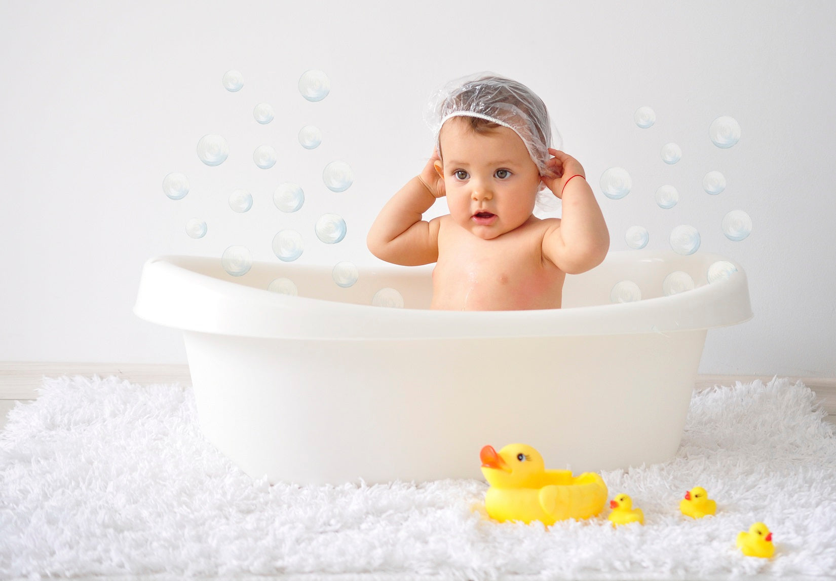 giving your newborn a bath
