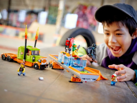 Person - Lego Stunt Show Truck Building Set, 420-Pieces