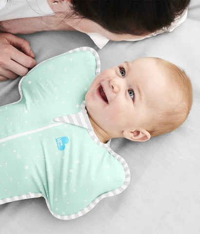 Face - Love To Dream Swaddle UP Lite, Mint Stars