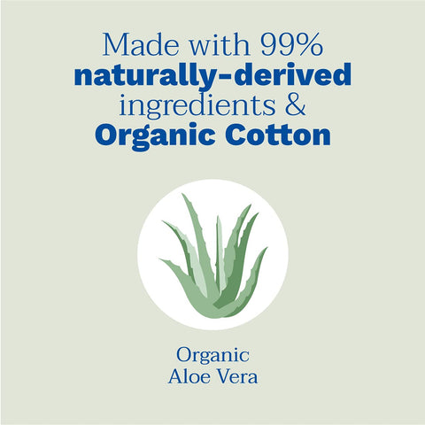 Aloe - Mustela Organic Cotton Water Wipes, 60 Wipes