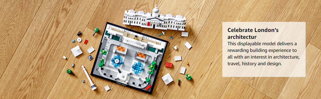 Floor Plan - Lego Architecture Trafalgar Square Building Kit, 1197 Pieces