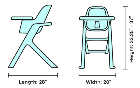 4moms Connect Highchair specs