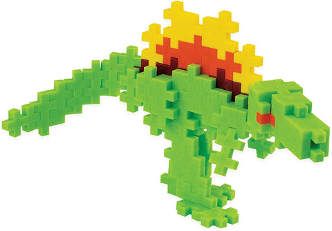 Toy - Plus-Plus Spinosaurous Dinosaur Construction Building Mini Puzzle Blocks, 70 Pieces Tube