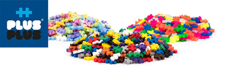 Sprinkles - Plus-Plus Basic Color Mix Construction Building Mini Puzzle Blocks, 70 Pieces Tube