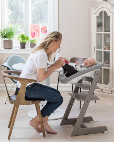 Chair - STOKKE Tripp Trapp® High Chair with Baby Seat & Harness