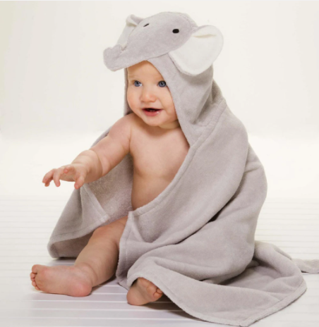 Person - Elegant Baby Elephant Bath Wrap