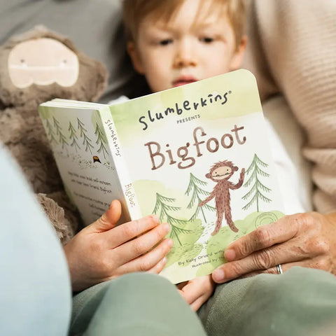 The Board Book Slumberkins Maple Bigfoot Kin, Self Esteem, Brown -ANB Baby