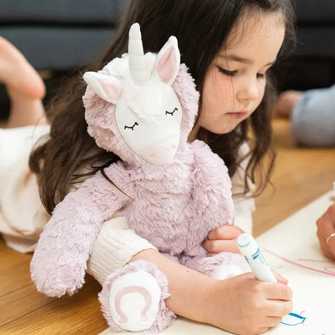 A Baby With Slumberkins Rose Unicorn Kin, Authenticity, Rose - ANB Baby