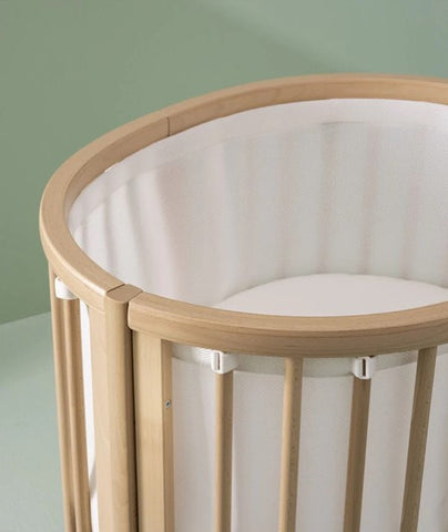 Stokke Sleepi Bed Mesh Liner, White Features View -ANB Baby