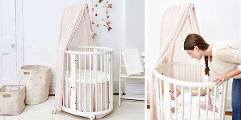 Stokke Sleepi Canopy by Pehr Lifestyle View -ANB Baby