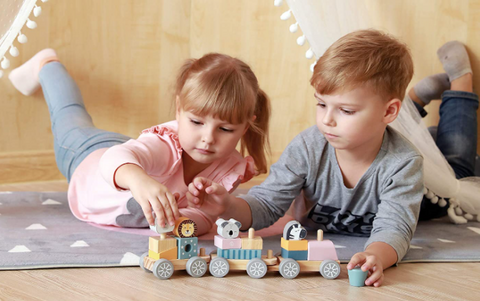 Person - The Original Toy Wooden Stacking Train Toy