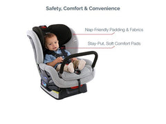 Boulevard ClickTight Convertible Car Seat with Anti-Rebound Bar - Premium Fabric and Padding | ANB Baby