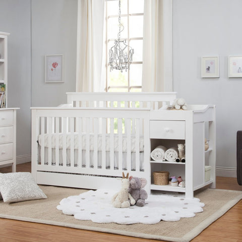 Furniture - DaVinci Piedmont 4-in-1 Crib and Changer Combo