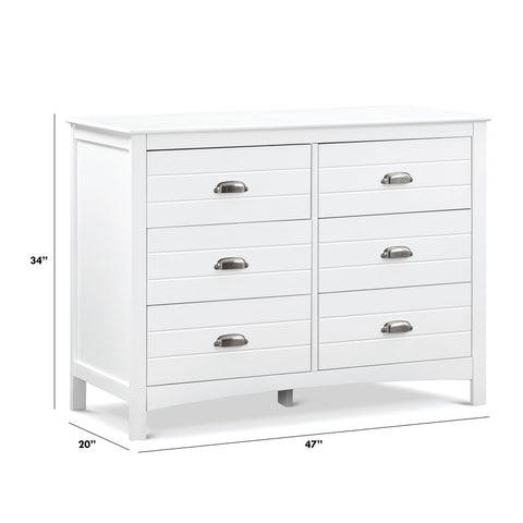 Furniture - Carter's By DaVinci Nolan 6-Drawer Double Dresser