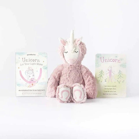 Slumberkins Rose Unicorn Kin, Authenticity, Rose, -- ANB Baby