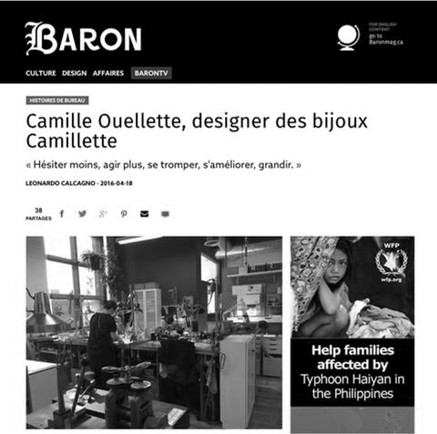 Camillette Bijoux dans Baron