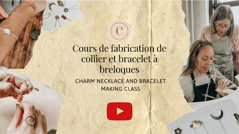 Jewelry class with Camillette - Make a personalized charm necklace or bracelet in Montreal, Canada