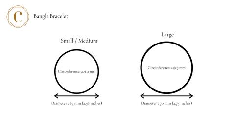 Camillette Bangle Size Chart