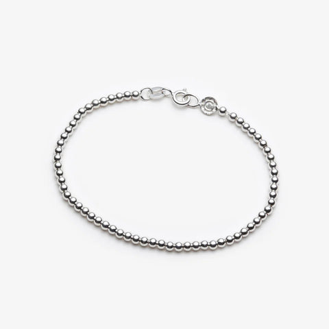 Bead Bracelet - Sterling Silver