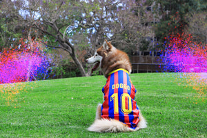 barcelona dog jersey