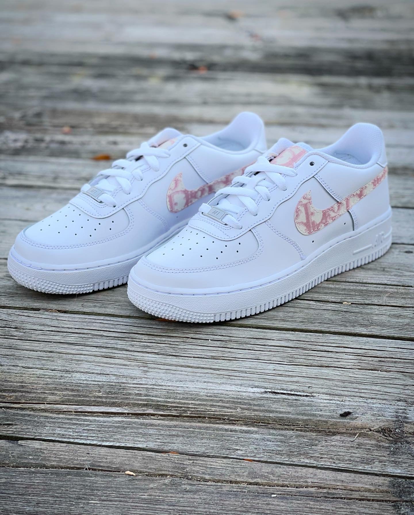 pink dior air forces