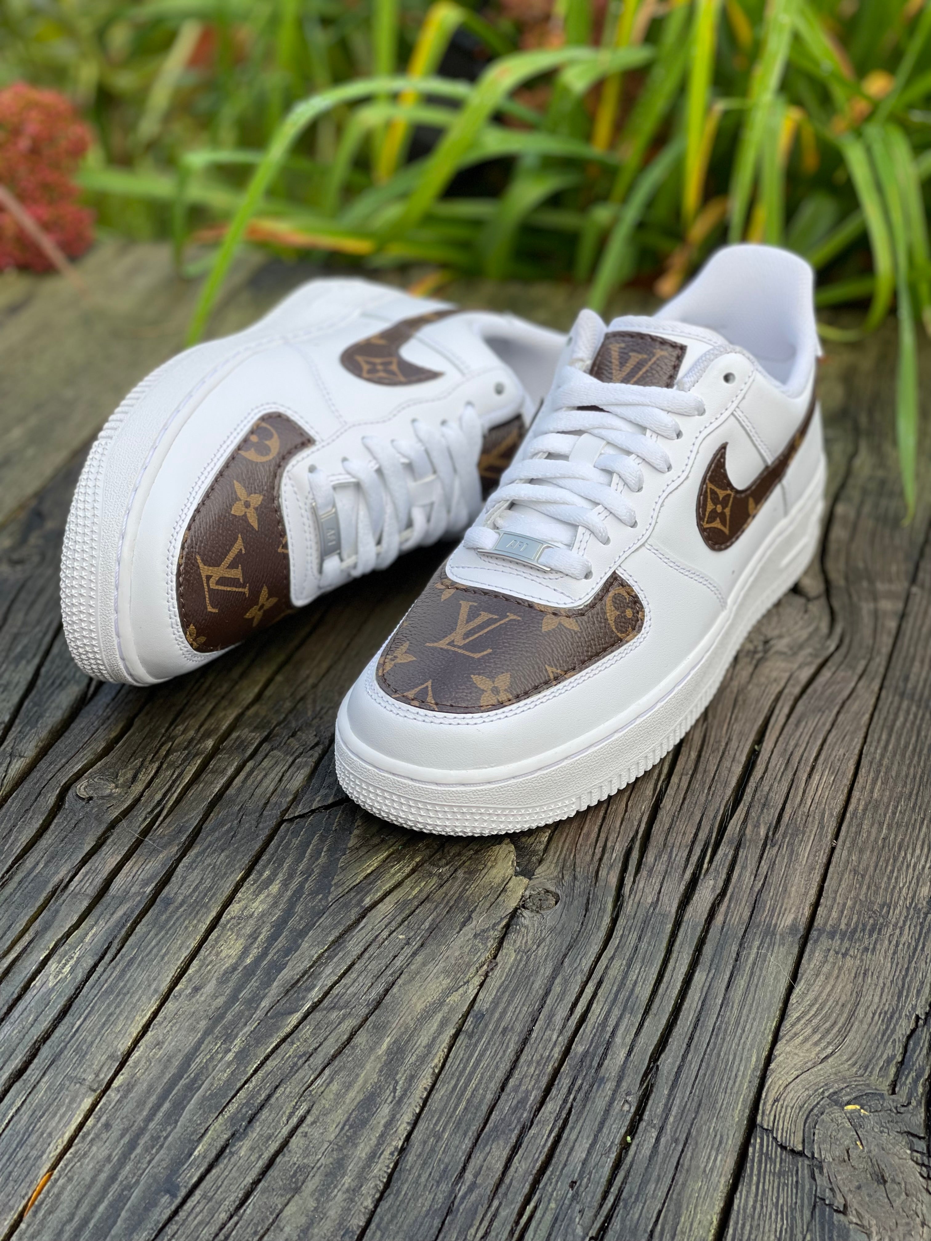 JT Customshoes - Nike AF1 x Louis Vuitton⁣⁣ ⁣⁣ Done for