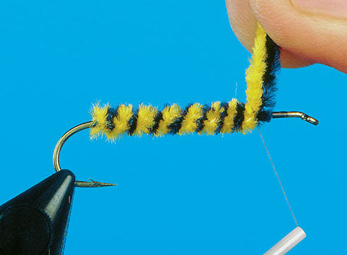 Method #2 Striped Chenille Body from The Fly-Tiers Benchside Reference