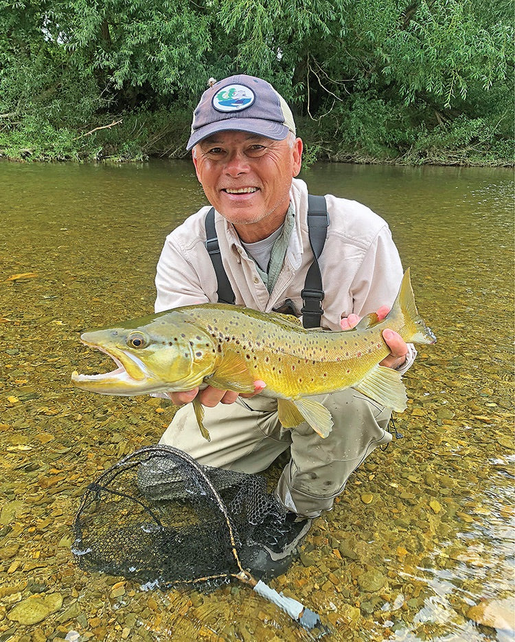 fishing new zealand brown trout czech nymph