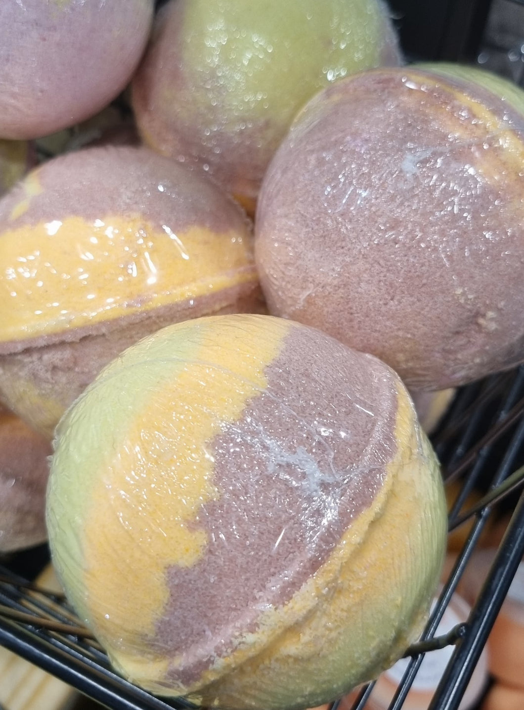 peach bath bombs