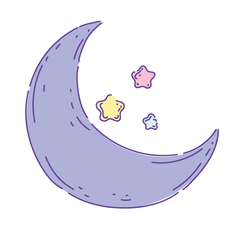 moon and stars