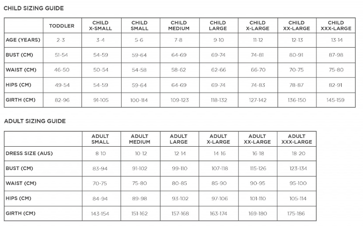 studio 7 size guide