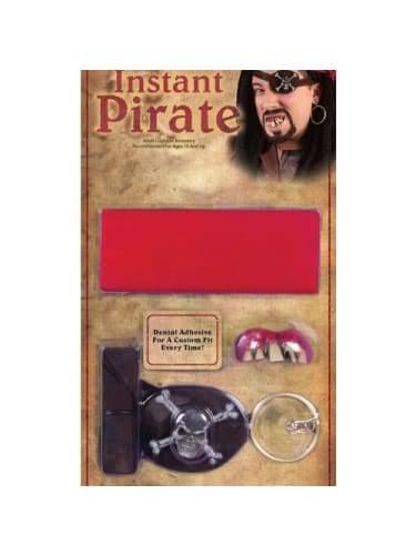 Instant Pirate Kit - teeth bandana earring patch  Dancewear Australia