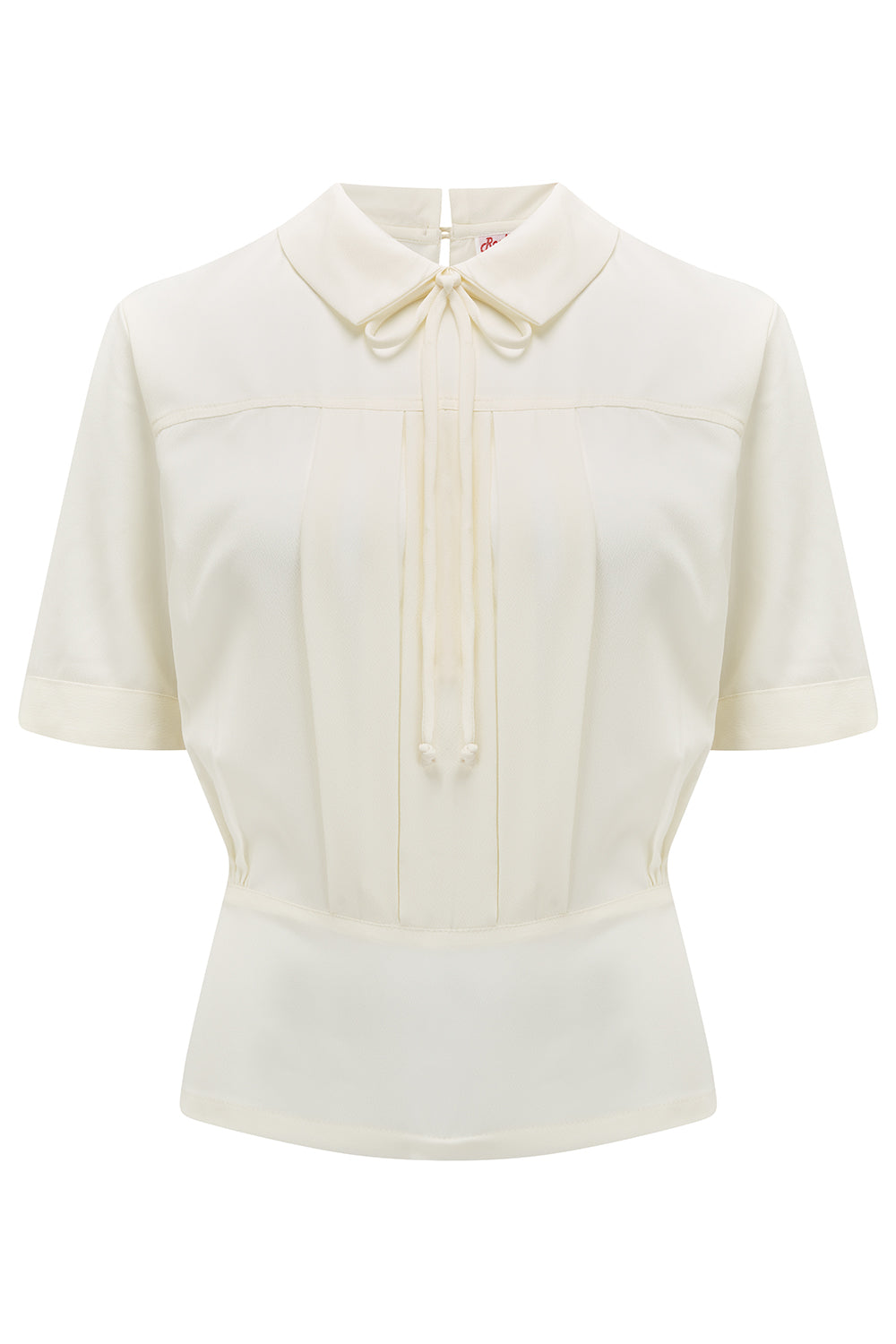 1950s Clothing & Fashion for Women The Elsie Blouse in Antique White True Authentic 1950s Style £29.95 AT vintagedancer.com