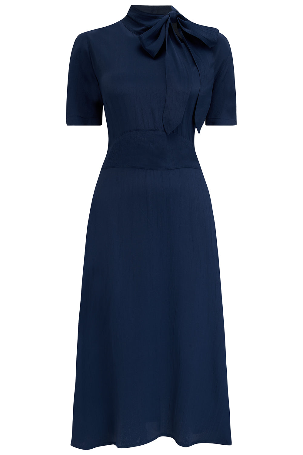 Kathy Dress in French Navy , A Classic 1940s Inspired, True Vintage Style product