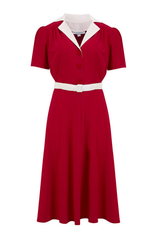 1950s vintage inspired shirt dress