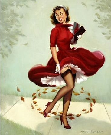 Pin-up des années 1950, Saint Valentin